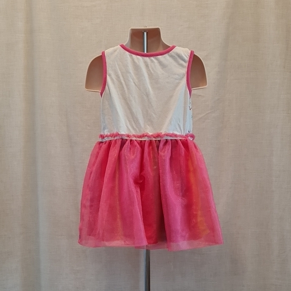 Nickelodeon Pink Sundress with Ruffled Skirt in good used condition, sz 4/5 - Picture 3 of 4